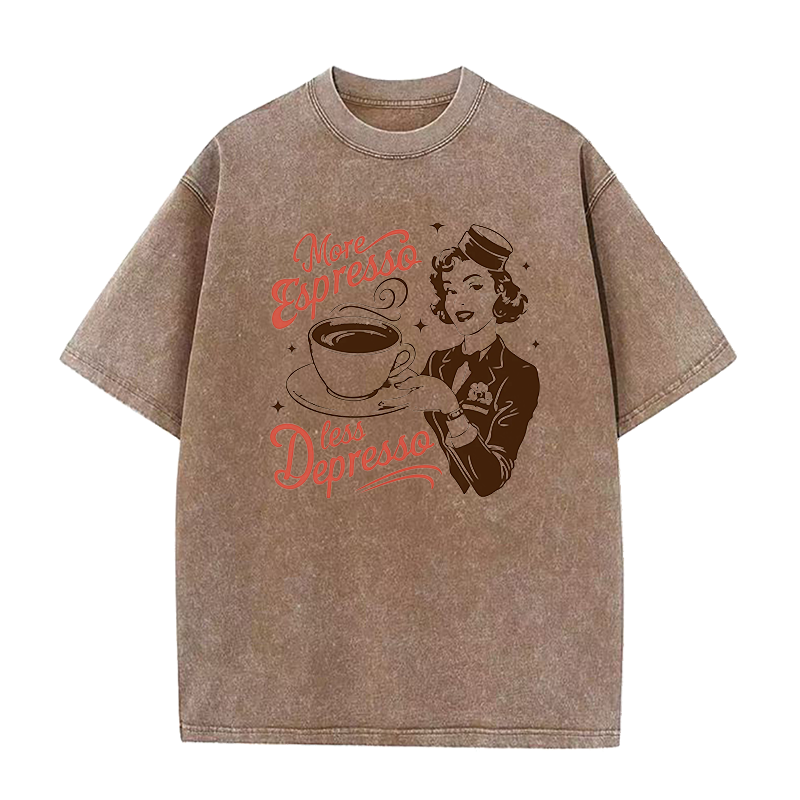 More Espresso Less Depresso Unisex Tee