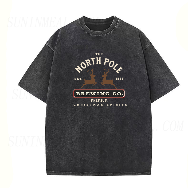 North Pole Brewing CO Christmas Unisex Tee