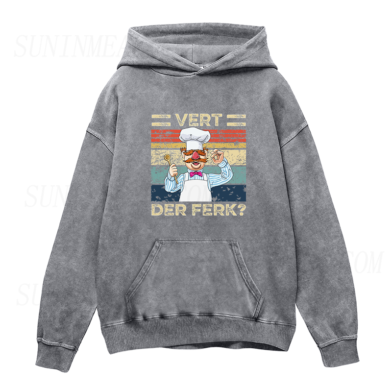 Vert Der Ferk chef Unisex Hoodie