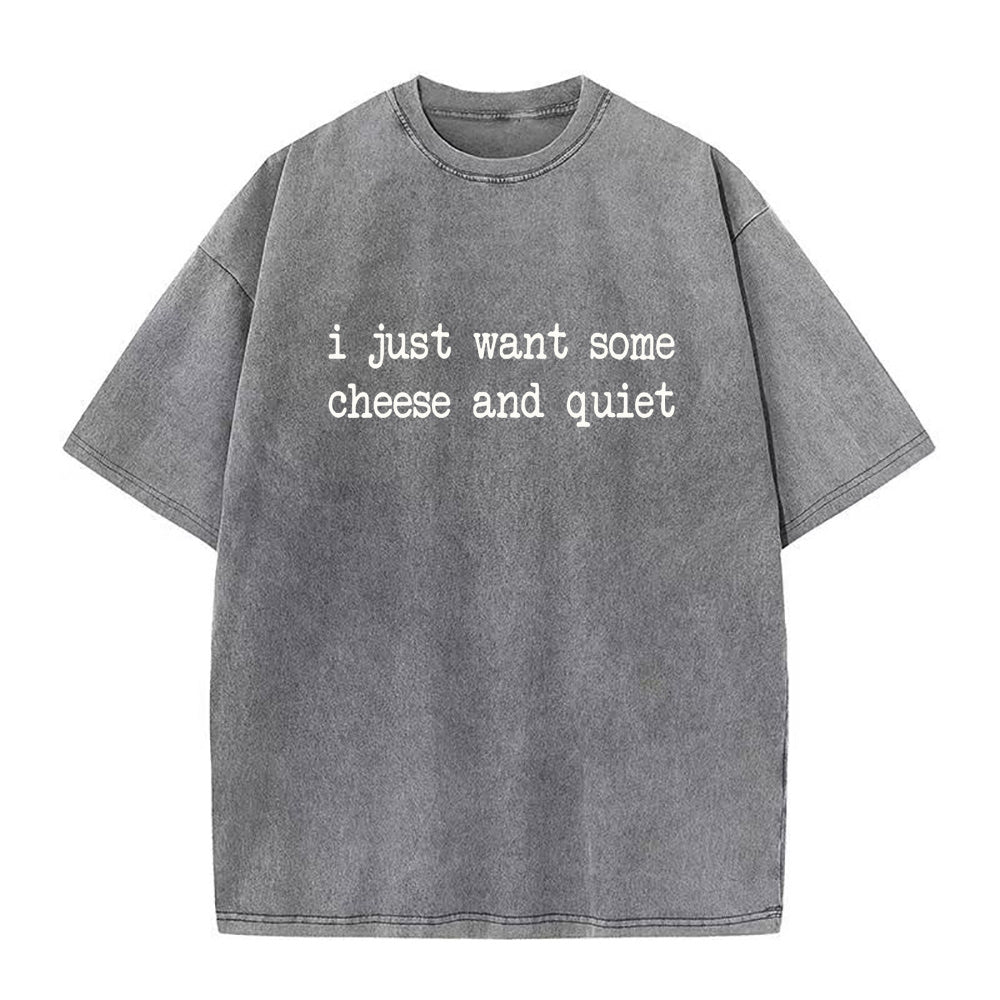 I just want some cheese and quiet Unisex Tee