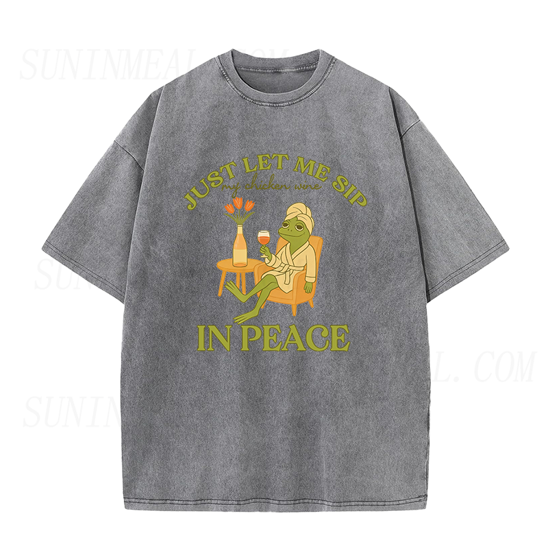 Just let me sip my chicken wine in peace Unisex Tee