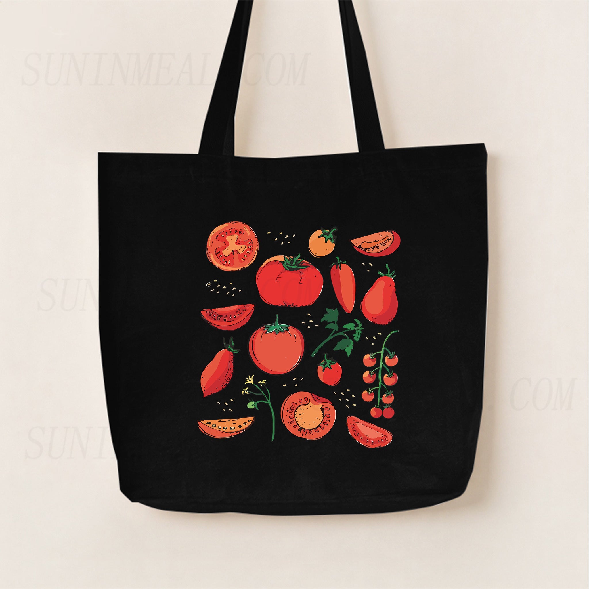 Tomato Canvas Tote Bag