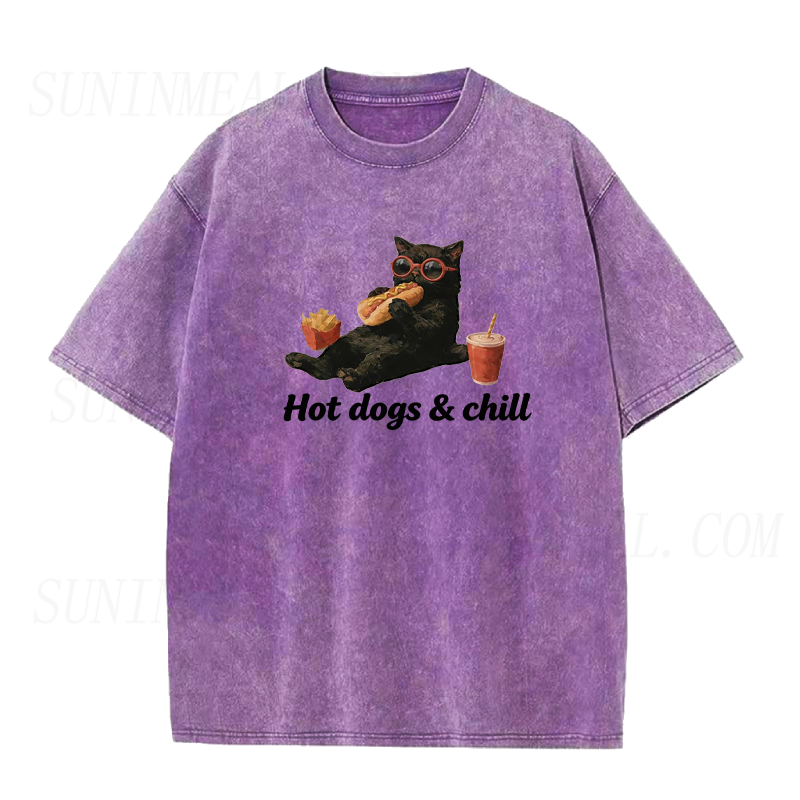 Hot Dogs & Chill Unisex Tee