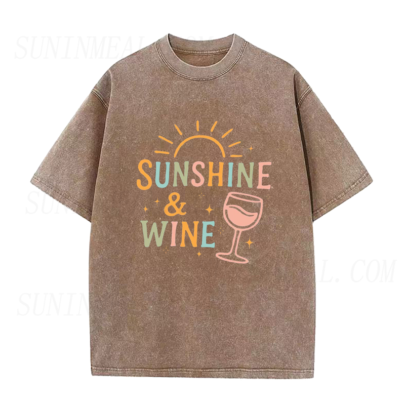 Summer Sunshine & Wine Unisex Tee