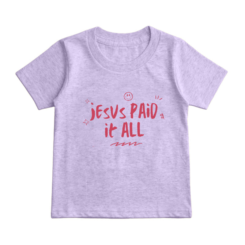 Jesus Paid It All Kids T-Shirt