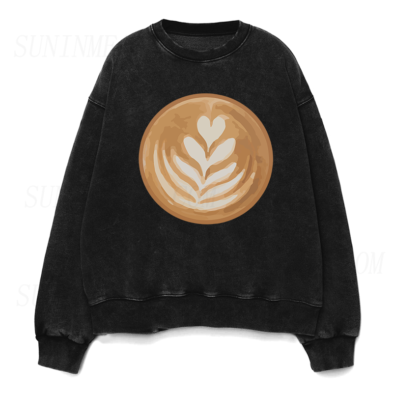 Latte Art Unisex Crewneck Sweatshirt