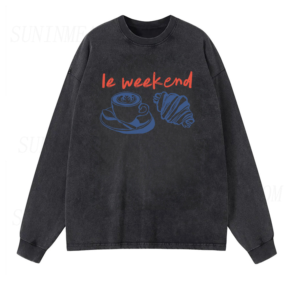 Le Weekend Coffee Sleeve Unisex Tee