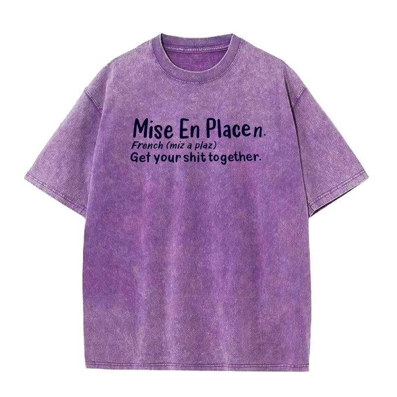 Mise En Place Humorous Definition Unisex Tee