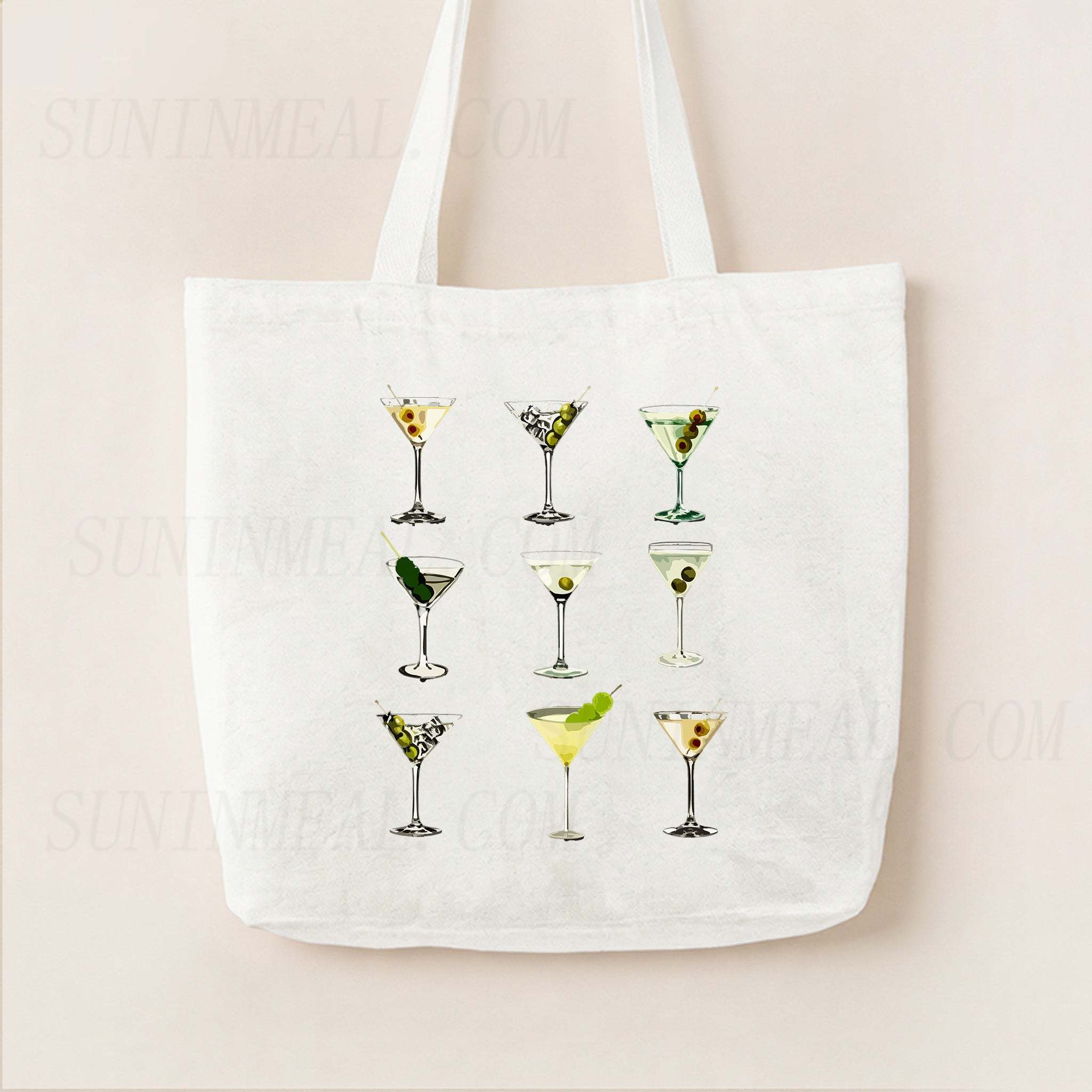 Dirty Martini Canvas Tote Bag
