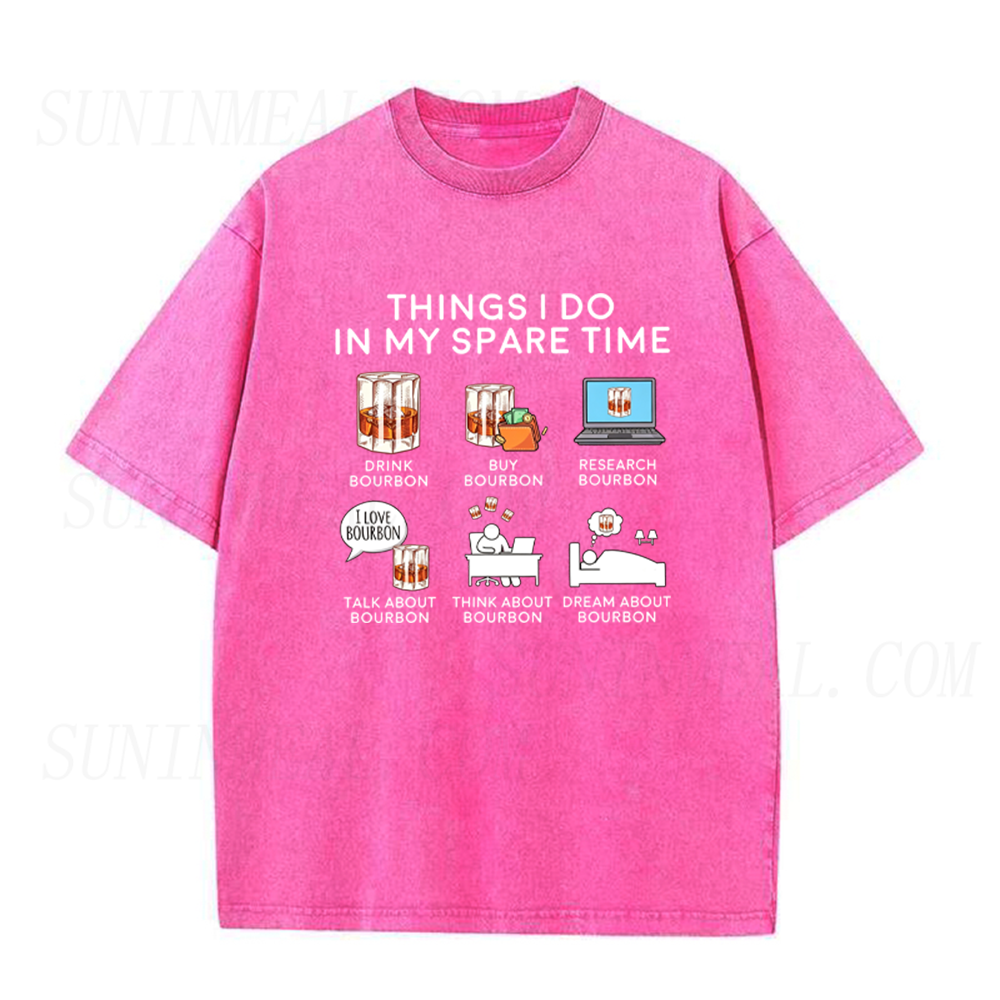 Things I Do In My Spare Time Whiskey Unisex Tee