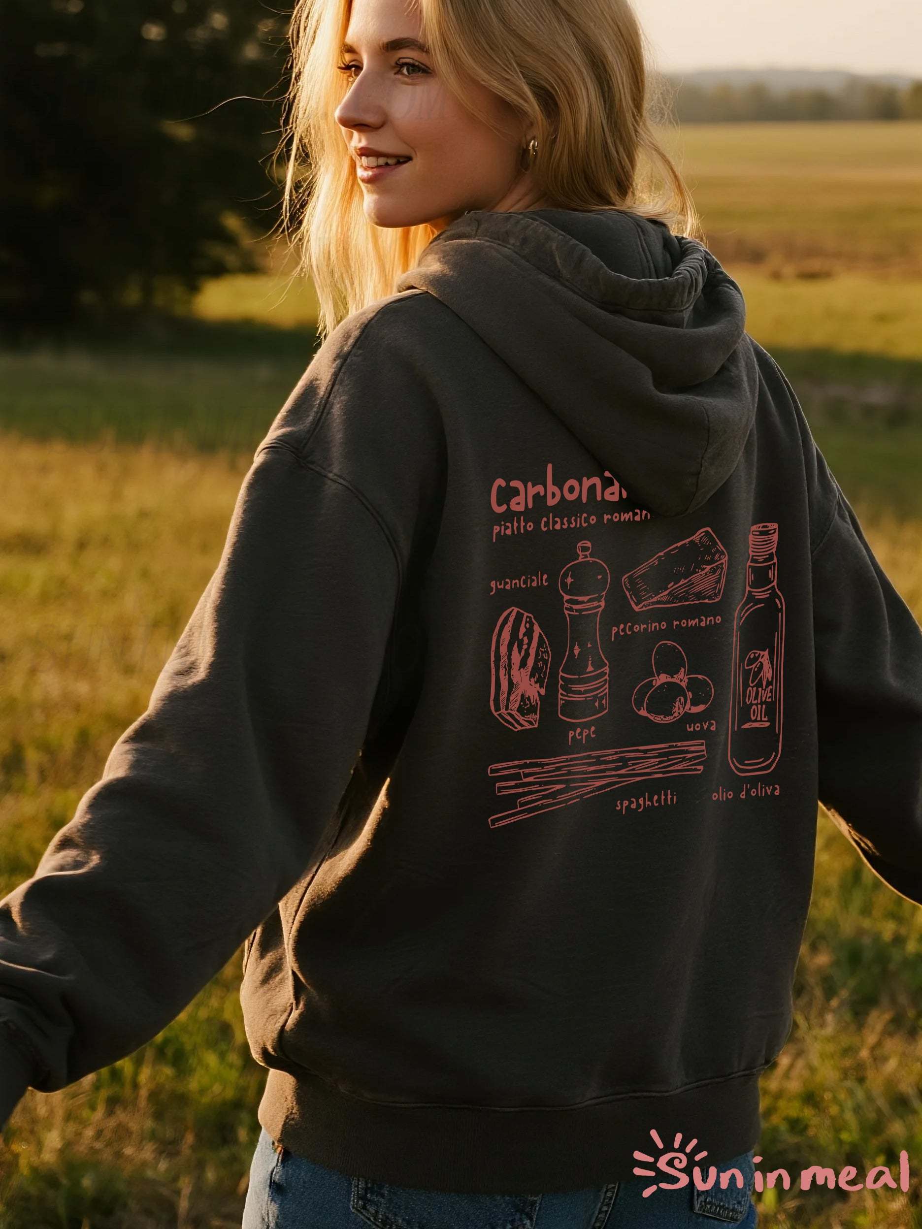 Carbonara Roma Pasta Unisex Hoodie
