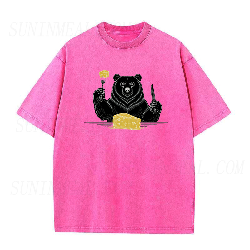 Bear Eating Cheese Tee