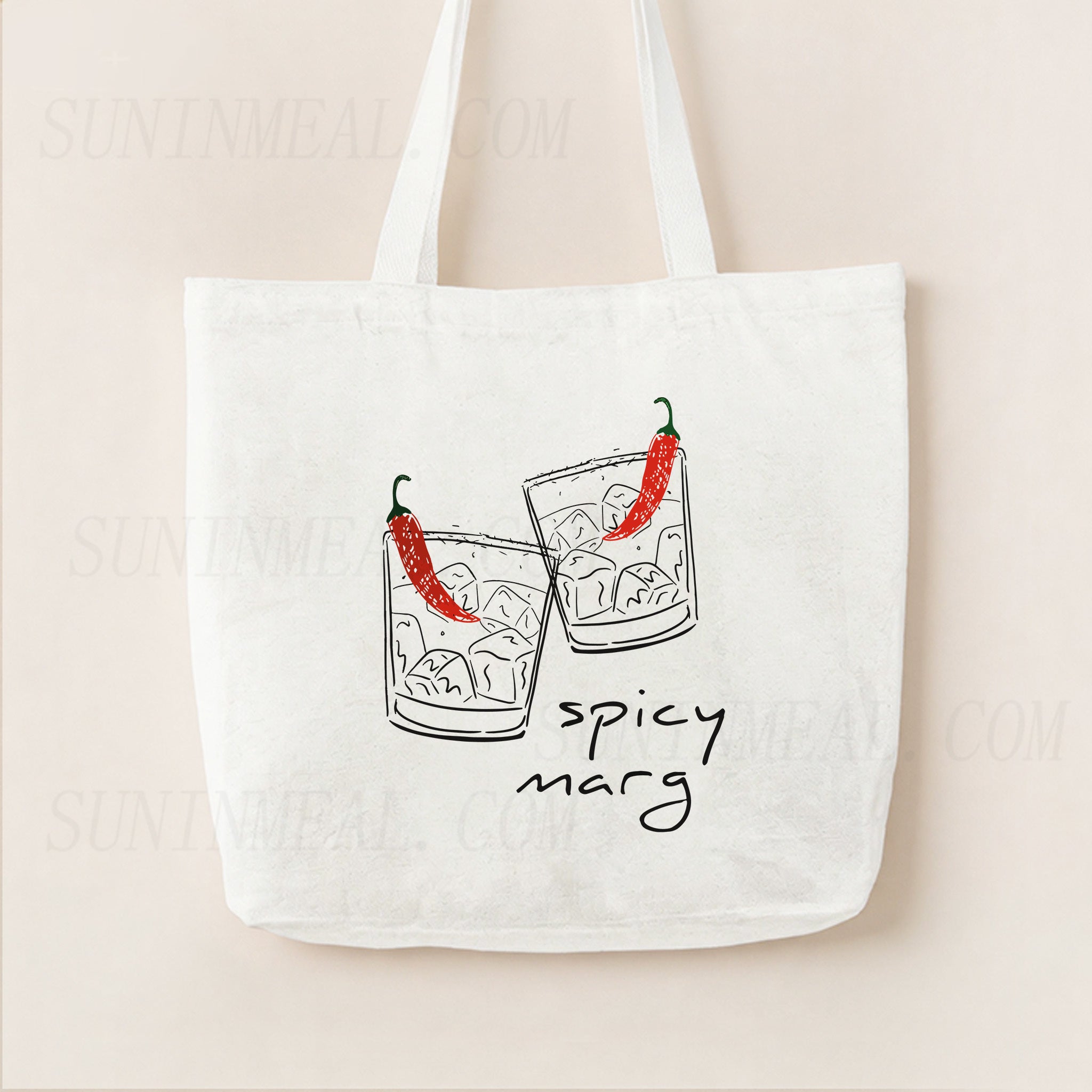 Spicy Marg Canvas Tote Bag