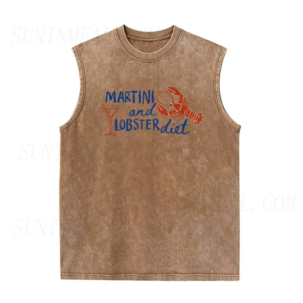 Martini and Lobster Diet Unisex Tank Top