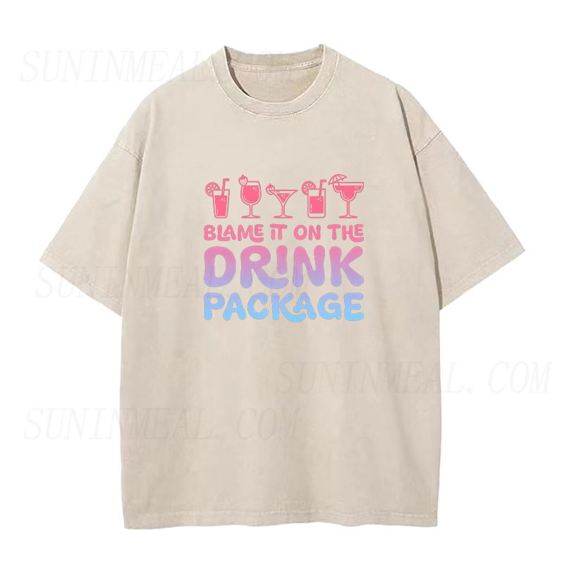 Blame It On The Drink Package Unisex Tee