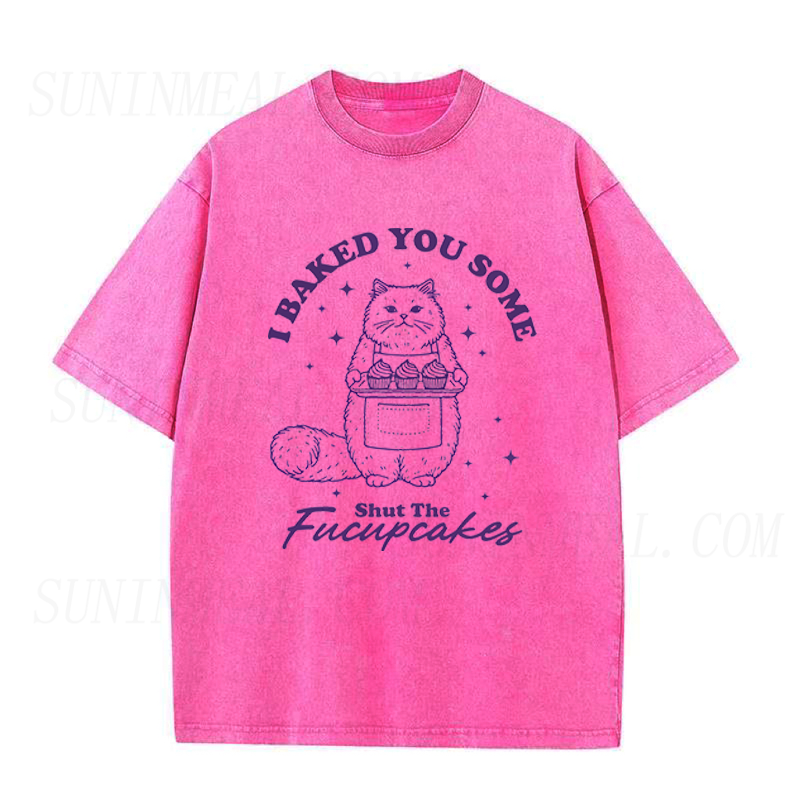 シャット・ザ・フカップケーキのユニセックスTシャツを焼きました
