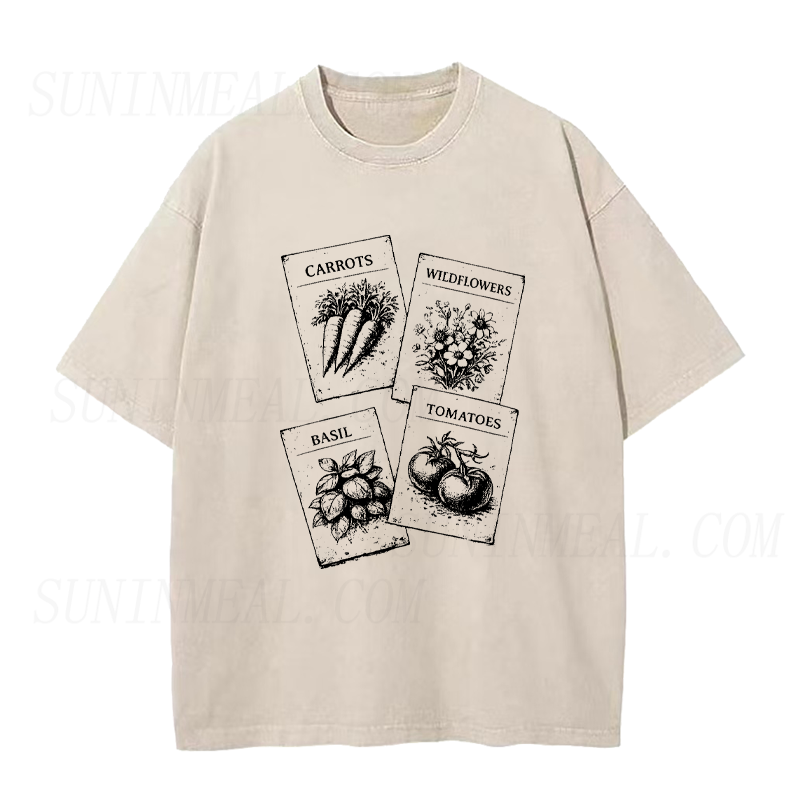Vintage Seed Packet Unisex Tee
