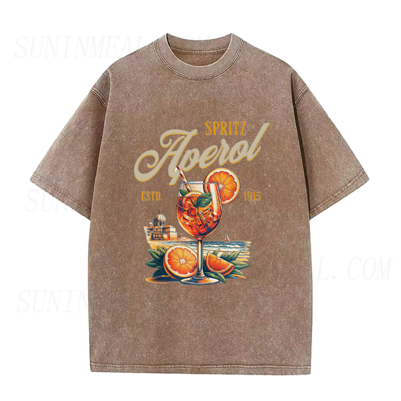 Aperol Cocktail Italian Spritz Unisex Tee