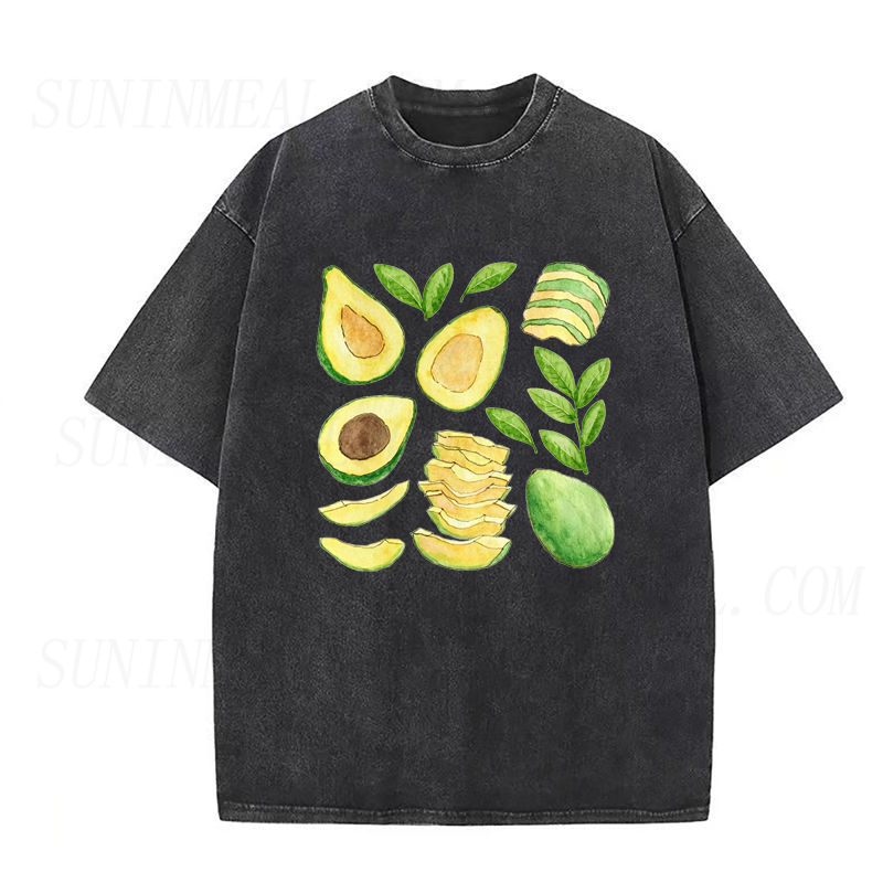 Watercolor Avocado Unisex Tee