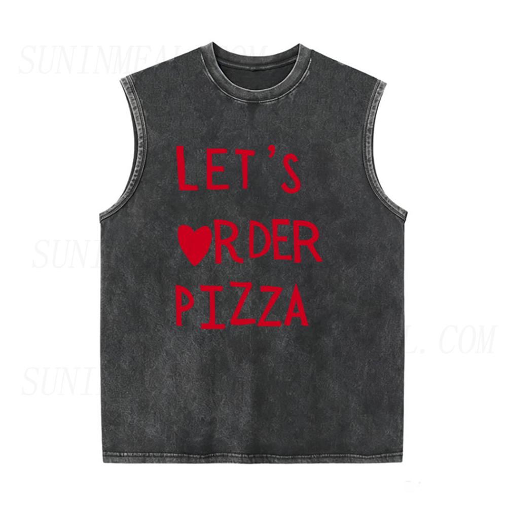 Let's Order Pizza Unisex Tank Top