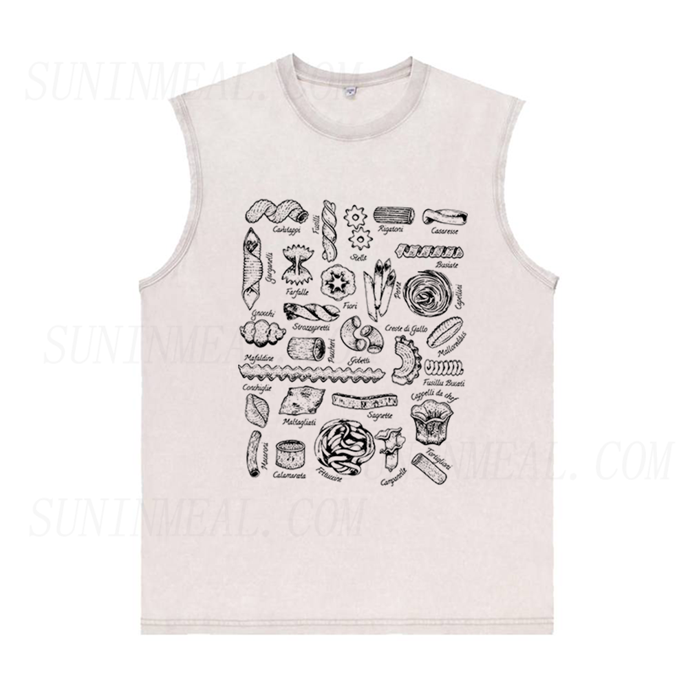 Pasta Unisex Tank Top