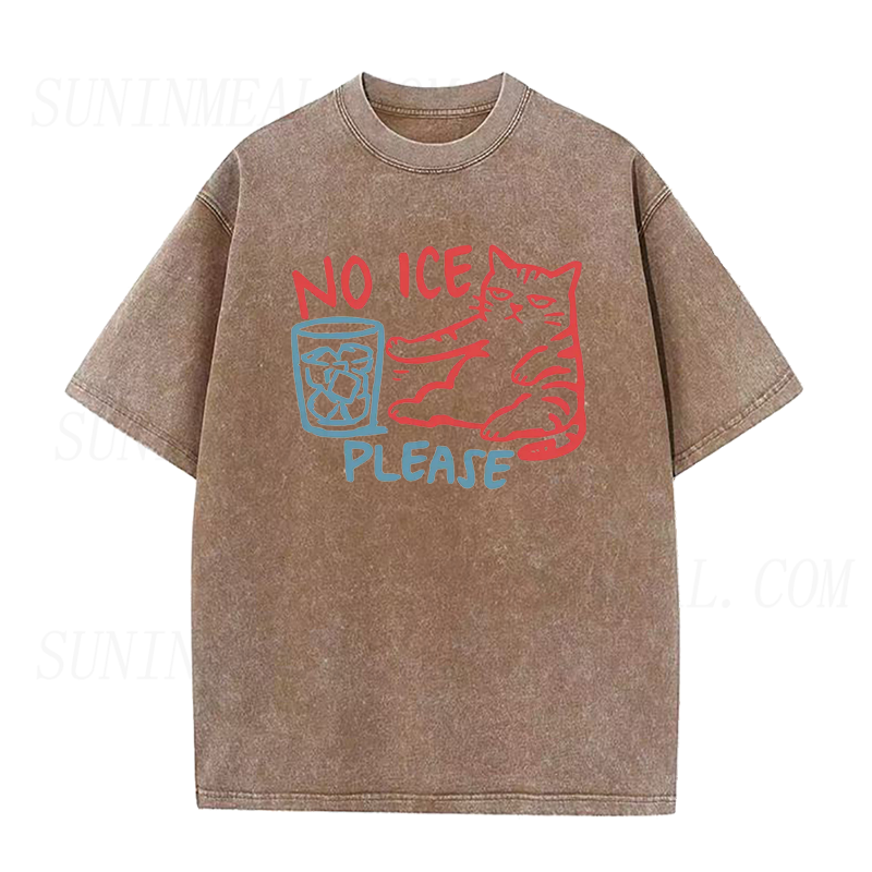 No ICE Please Cat Unisex Tee