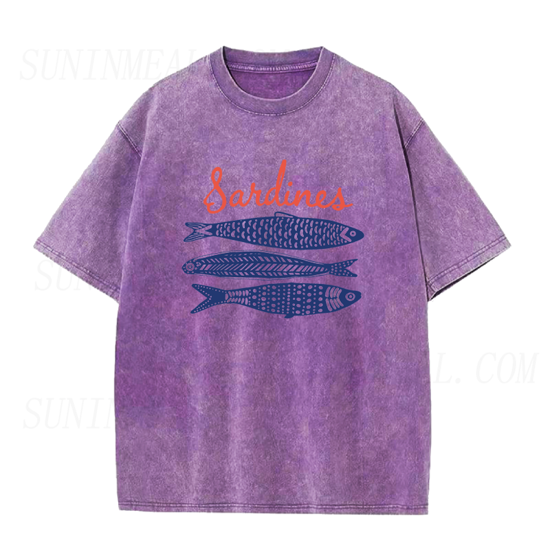 Minimal Sardines Unisex Tee