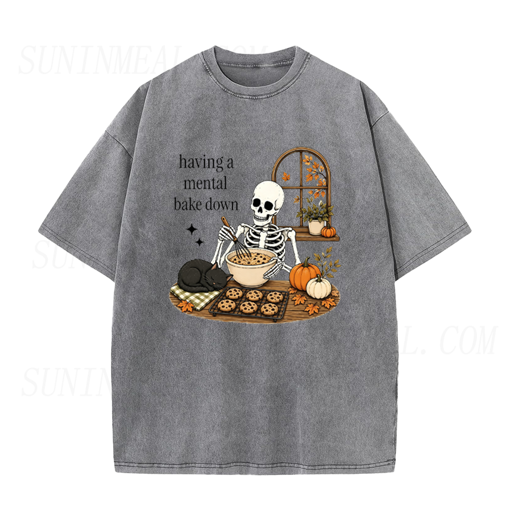 Funny Baking Skeleton Unisex Tee