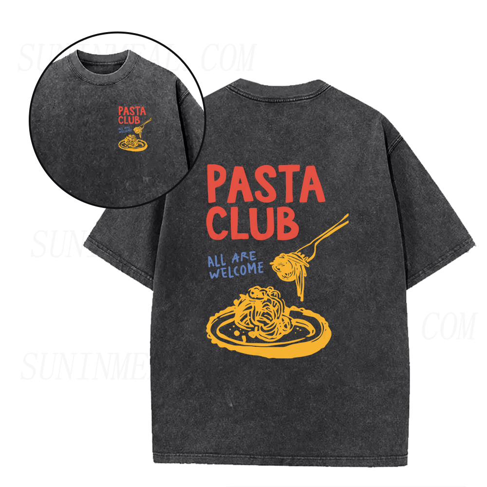 Pasta Club All Are Welcome Unisex Tee