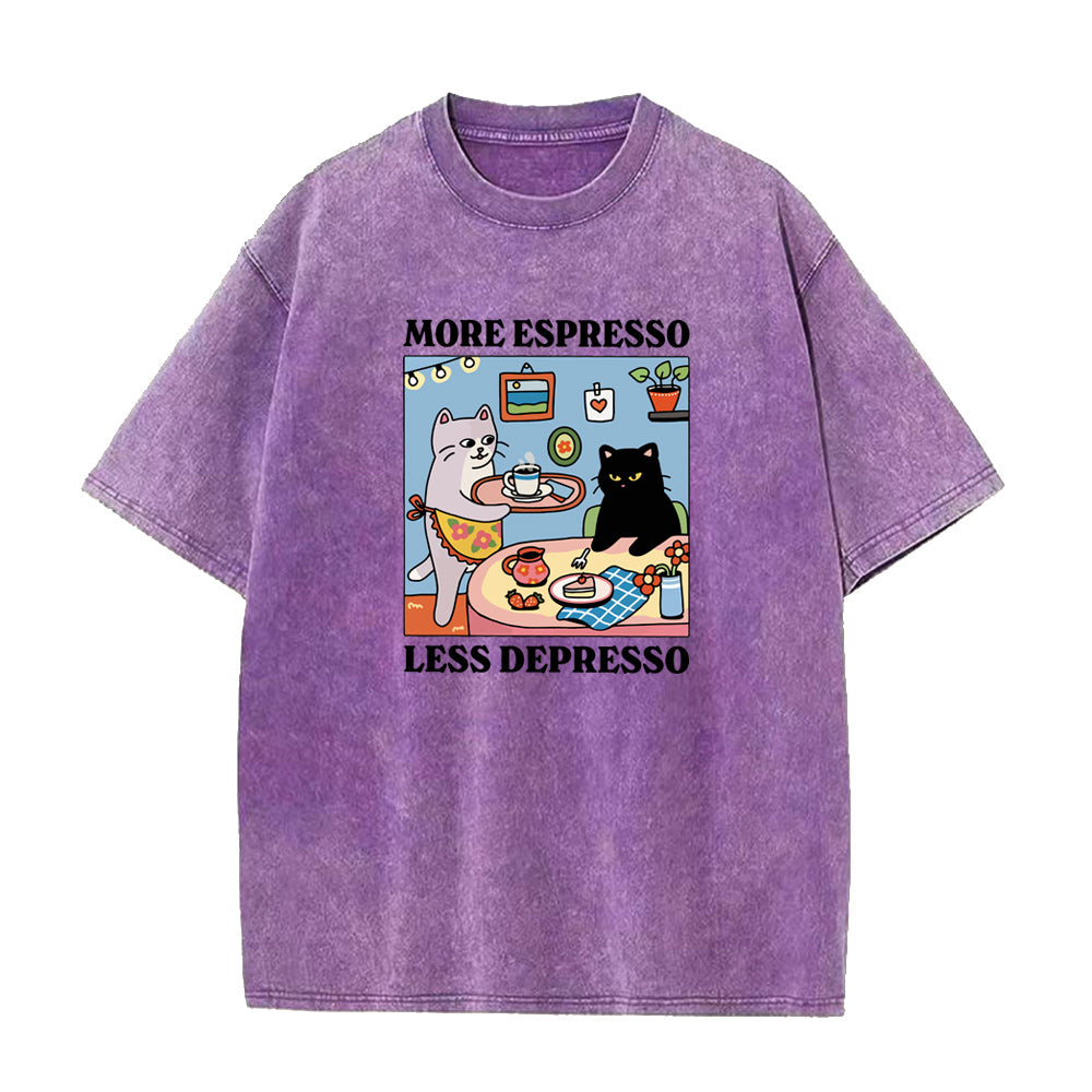 More Espresso Less Depresso Unisex Tee