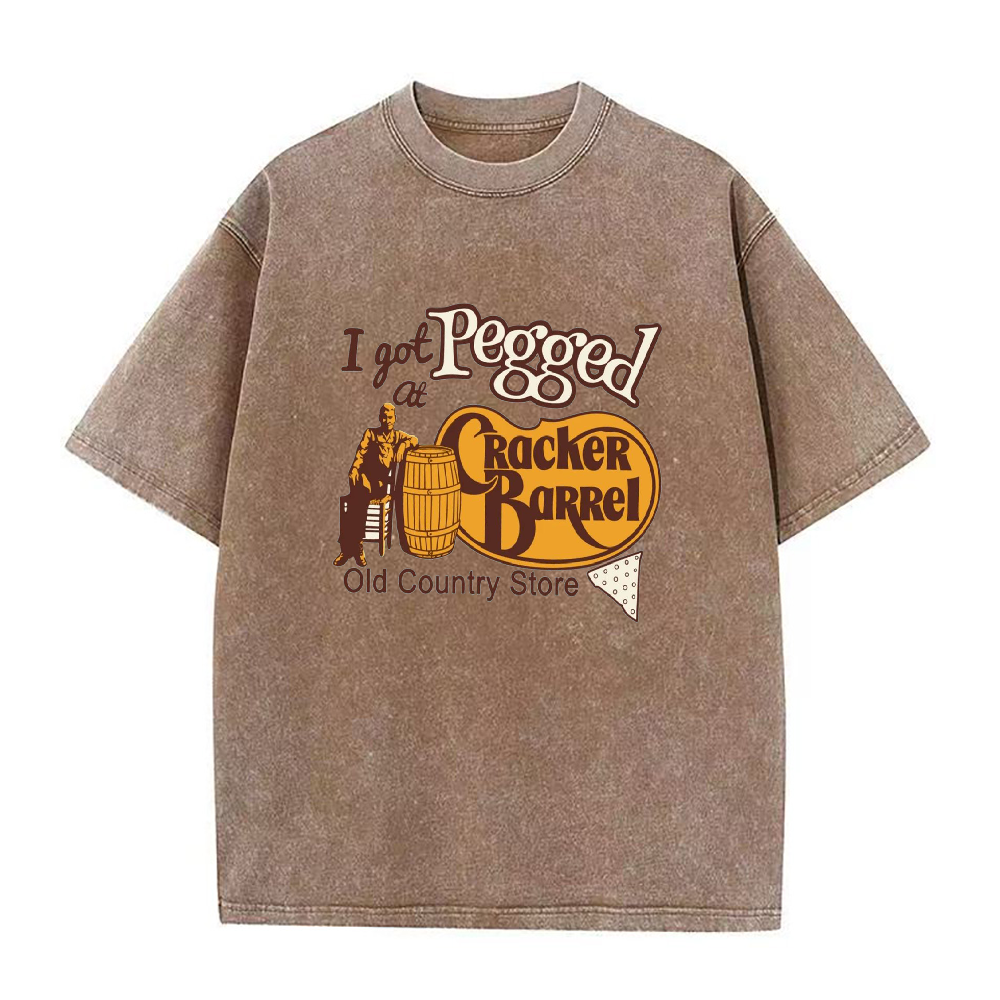 I Got Pegged at Cracker Barrel Old Country Store Unisex Tee