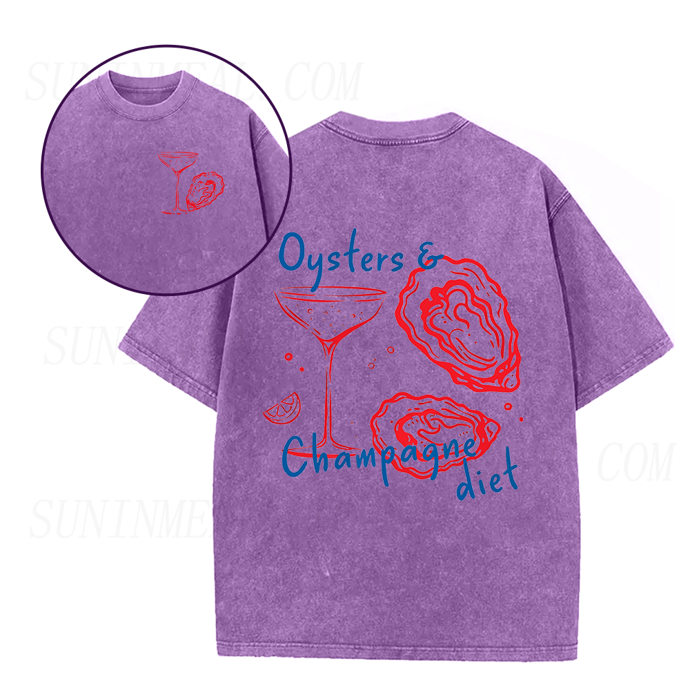 Oysters and Champagne Unisex Tee