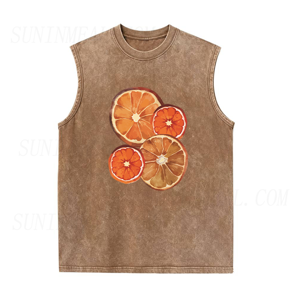 Dried Orange Slice Unisex Tank Top