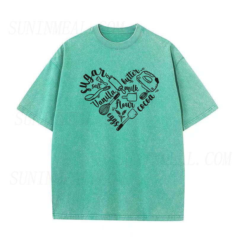 I Love Baking heart Unisex Tee