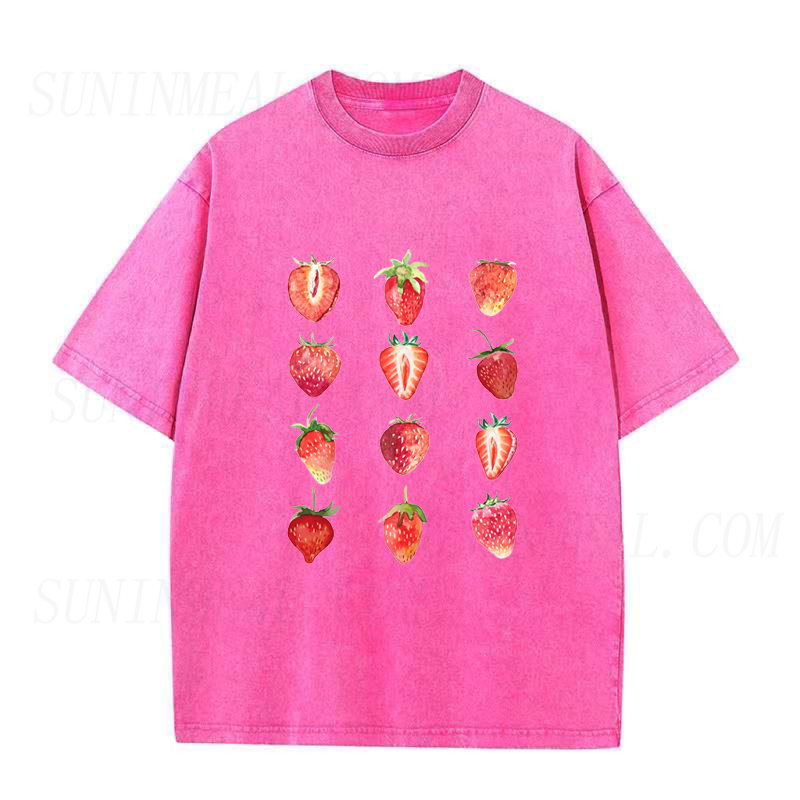Watercolor Strawberry Unisex Tee