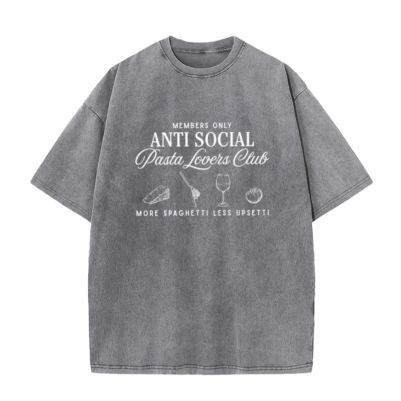 Anti Social Pasta Lover Club Unisex Tee