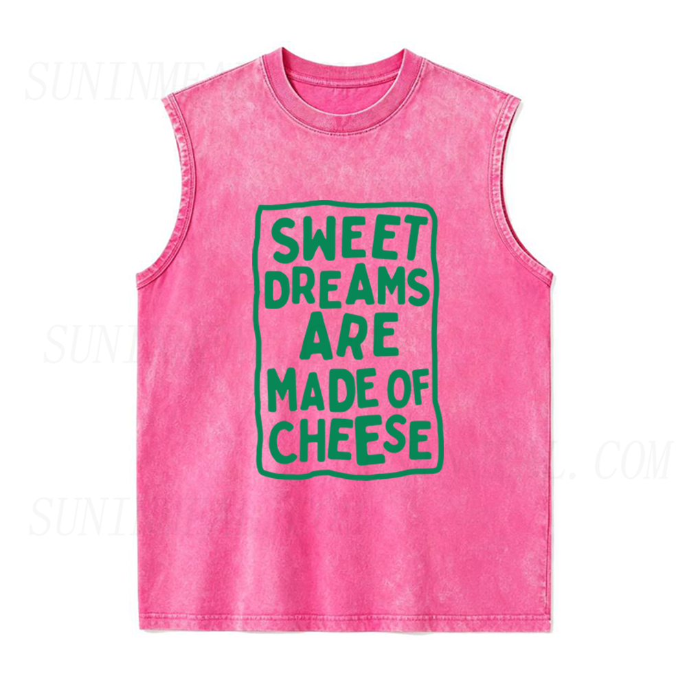 Sweet Dreams Are Made of Cheese Unisex Tank Top