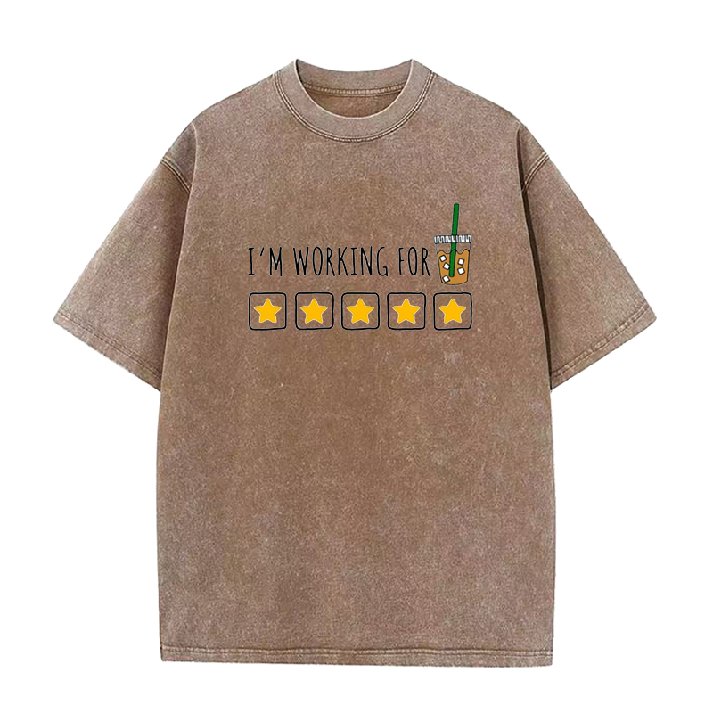 I’m Working for Coffee Unisex Tee