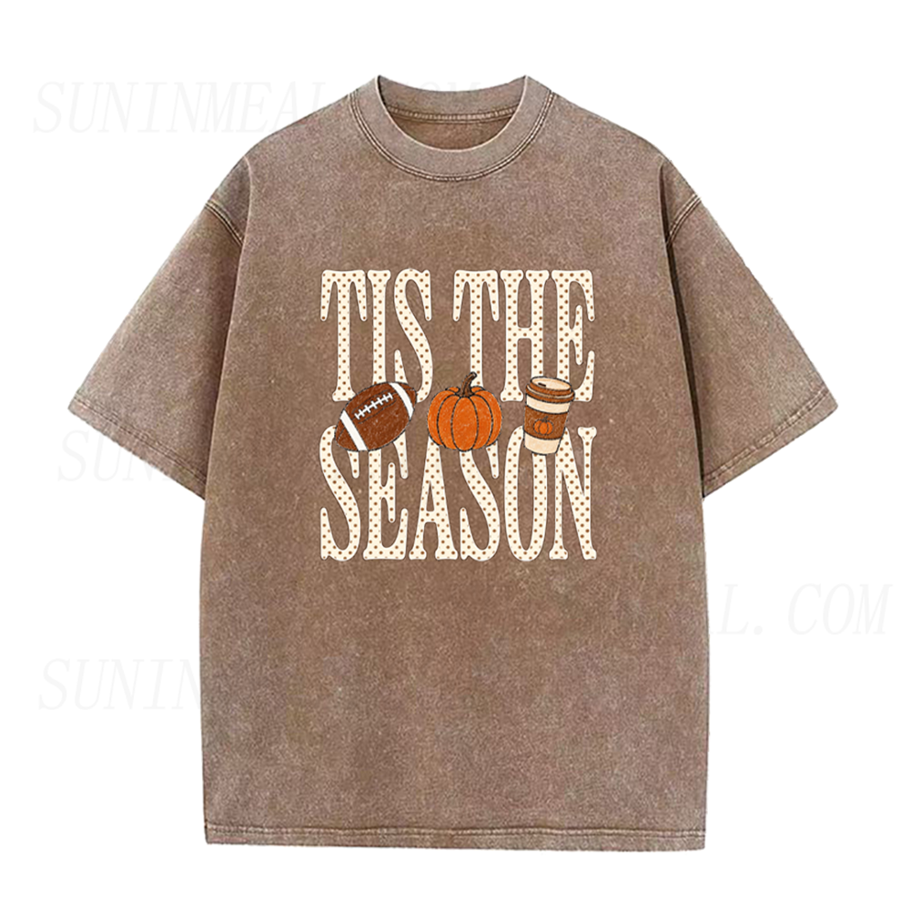 Fall Coffee Pumpkin Football Unisex Tee