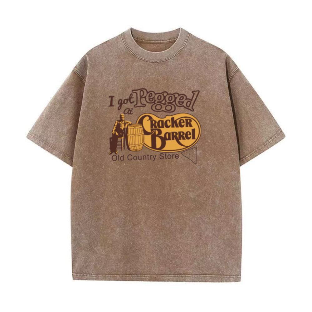 I Got Pegged at Cracker Barrel Old Country Store Unisex Tee