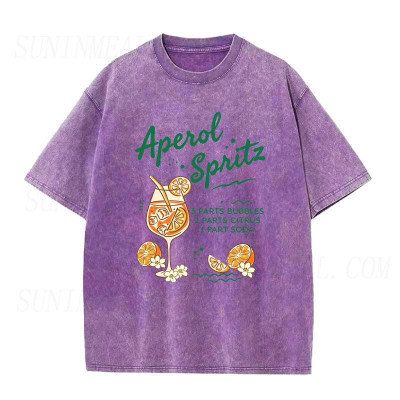 Retro Summer Aperol Spritz Recipe Unisex Tee