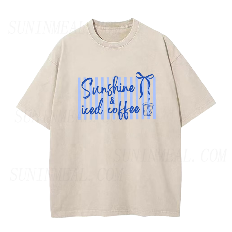 Sunshine & Iced Coffee Unisex Tee