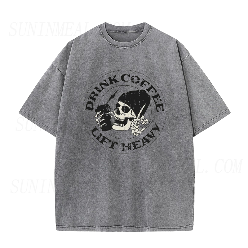 Drink Coffee Lift Heavy Tee