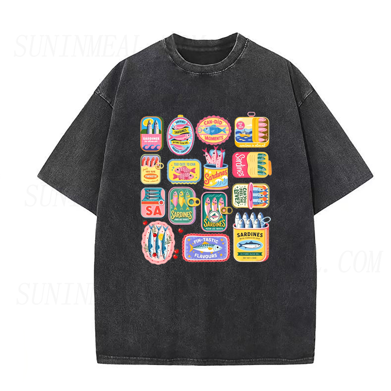 Vintage Canned Sardines Unisex Tee