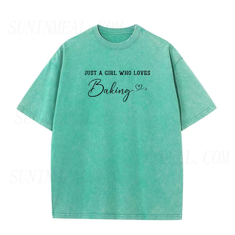 Just A Girl Who Loves Baking Unisex Tee