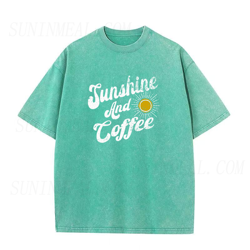Sunshine and Coffee Unisex Tee