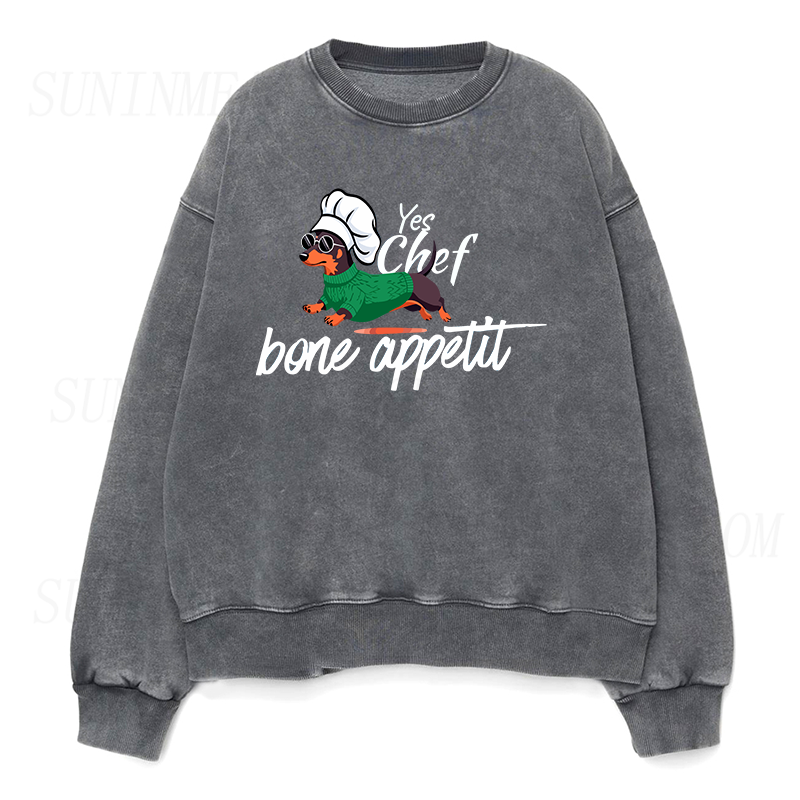 Yes Chef Dog Unisex Crewneck Sweatshirt