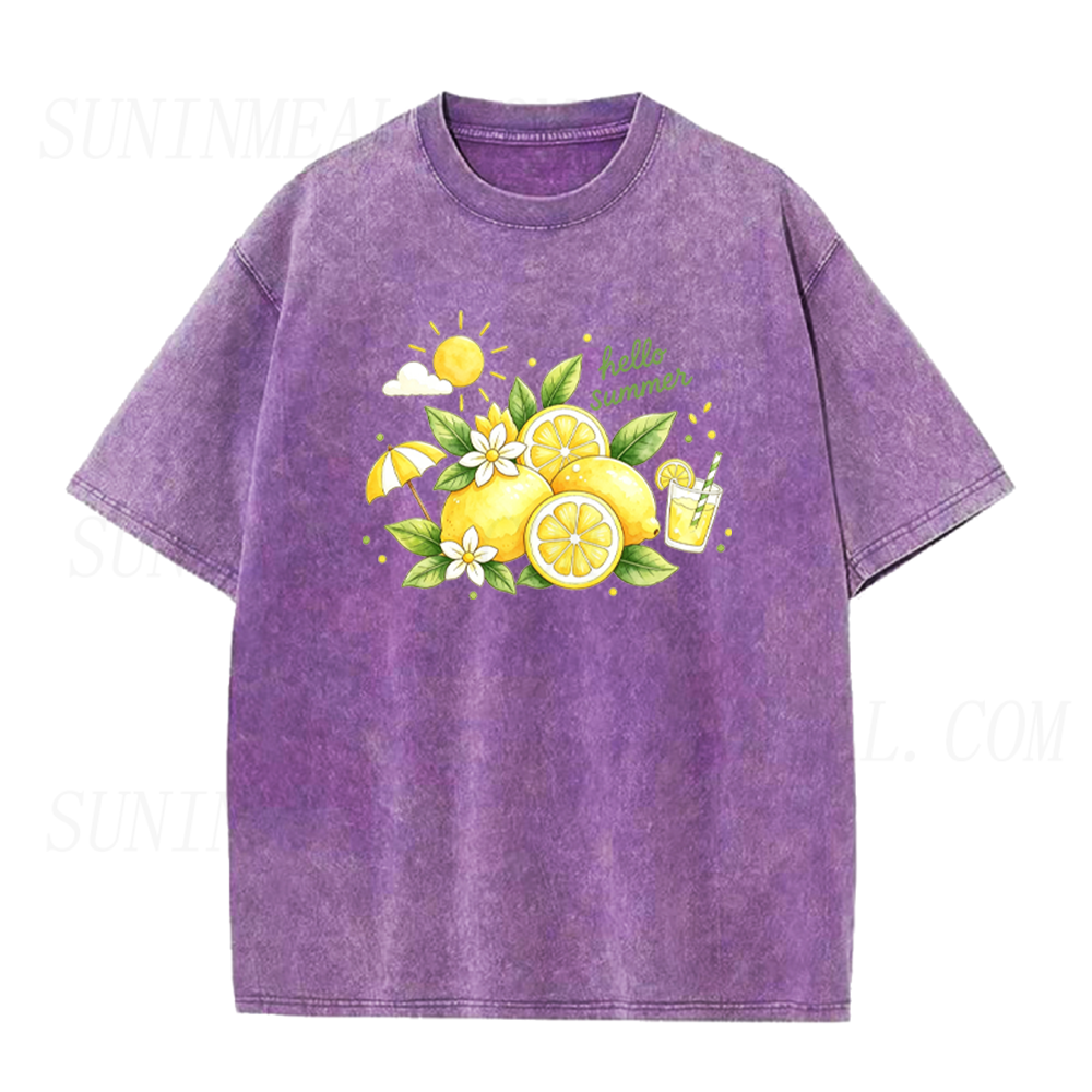 Hello Summer Lemon Unisex Tee