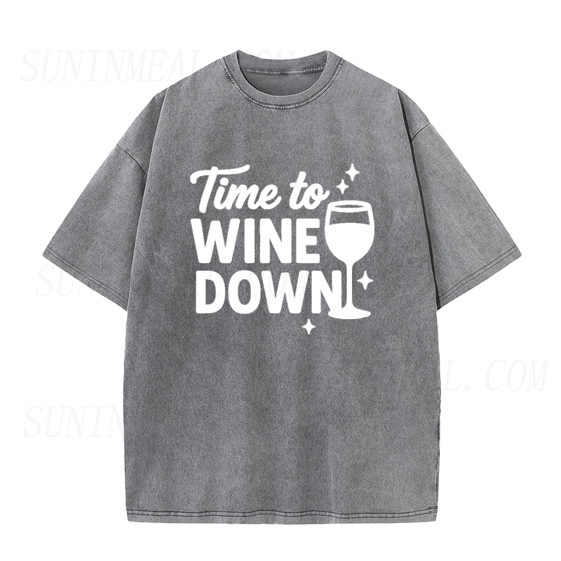 Time To Wine Down Unisex Tee
