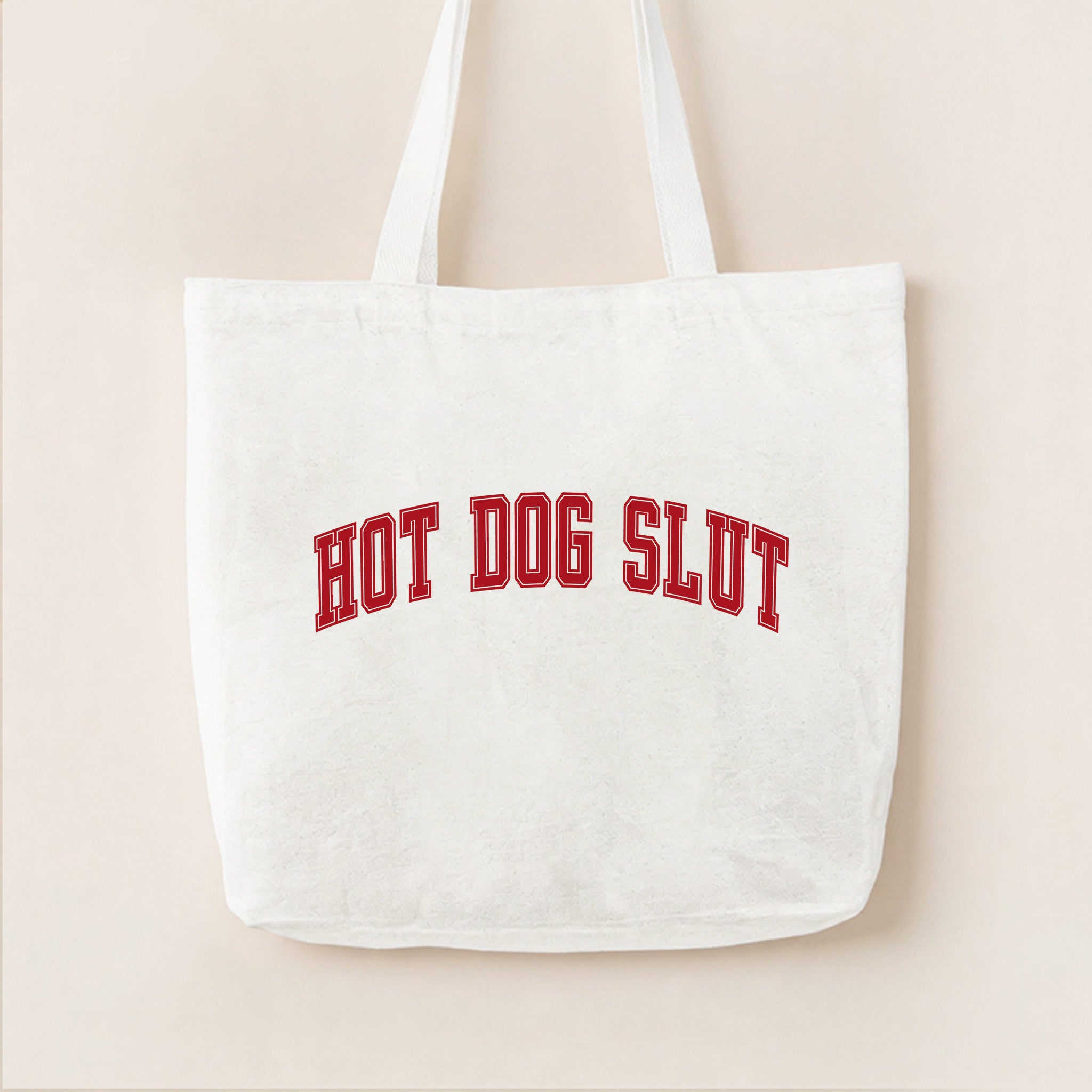 Hot Dog Slut Canvas Tote Bag